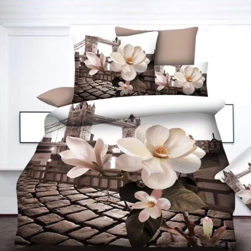 3D Bed Sheets Wholesale ,Printed Microfiber Bed in a Bag